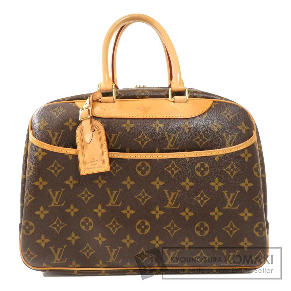 Louis Vuitton Deauville Boston Bag Monogram Canvas Brown